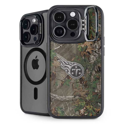 NFL Tennessee Titans Realtree Xtra Green Camo iPhone 16 Pro Kickstand Case
